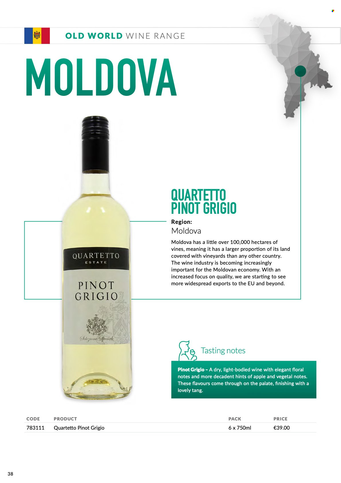 MUSGRAVE Market Place offer  - Sales products - white wine, wine, Pinot Grigio. Page 38.