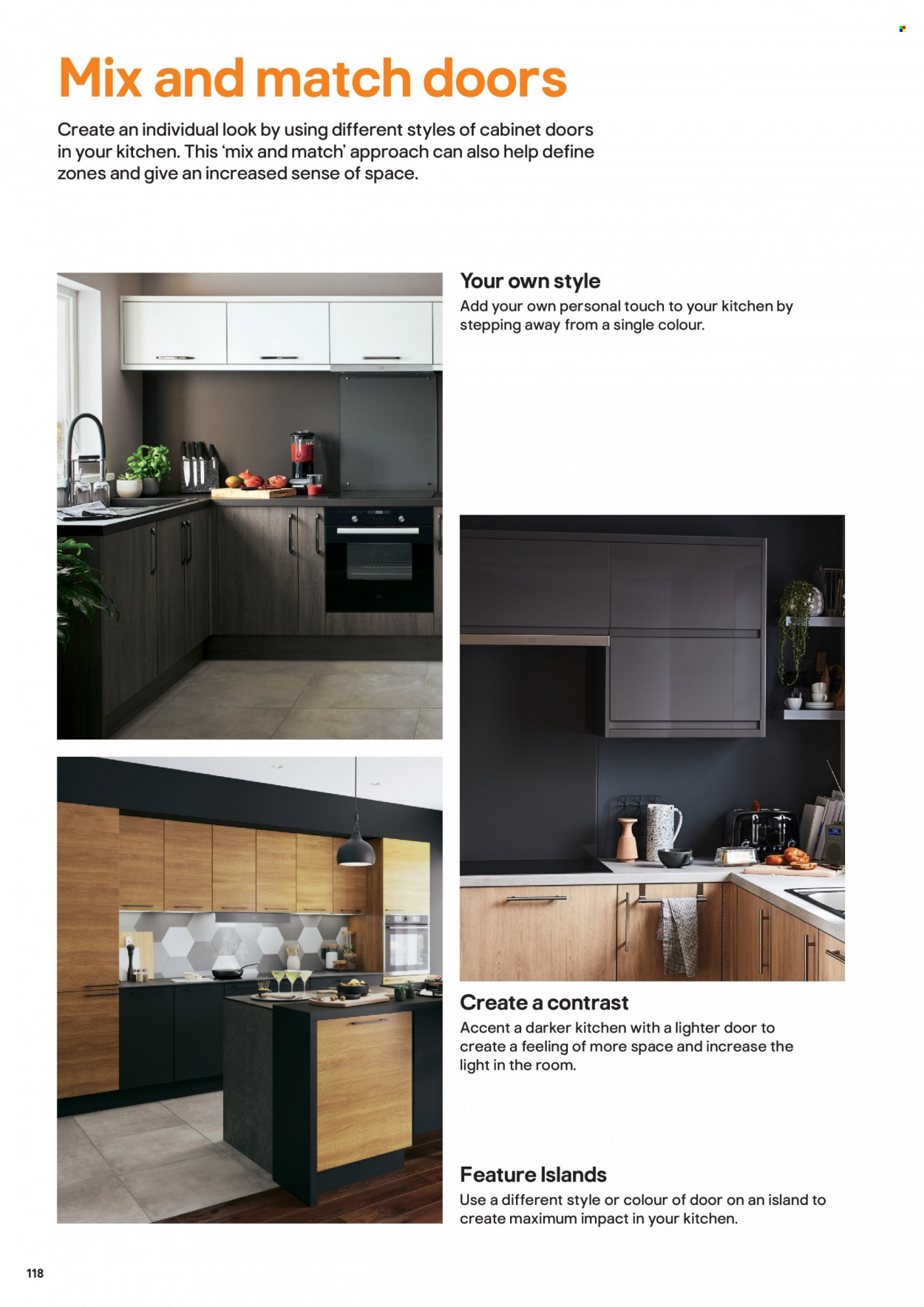 B&Q offer  - Sales products - cabinet. Page 118.
