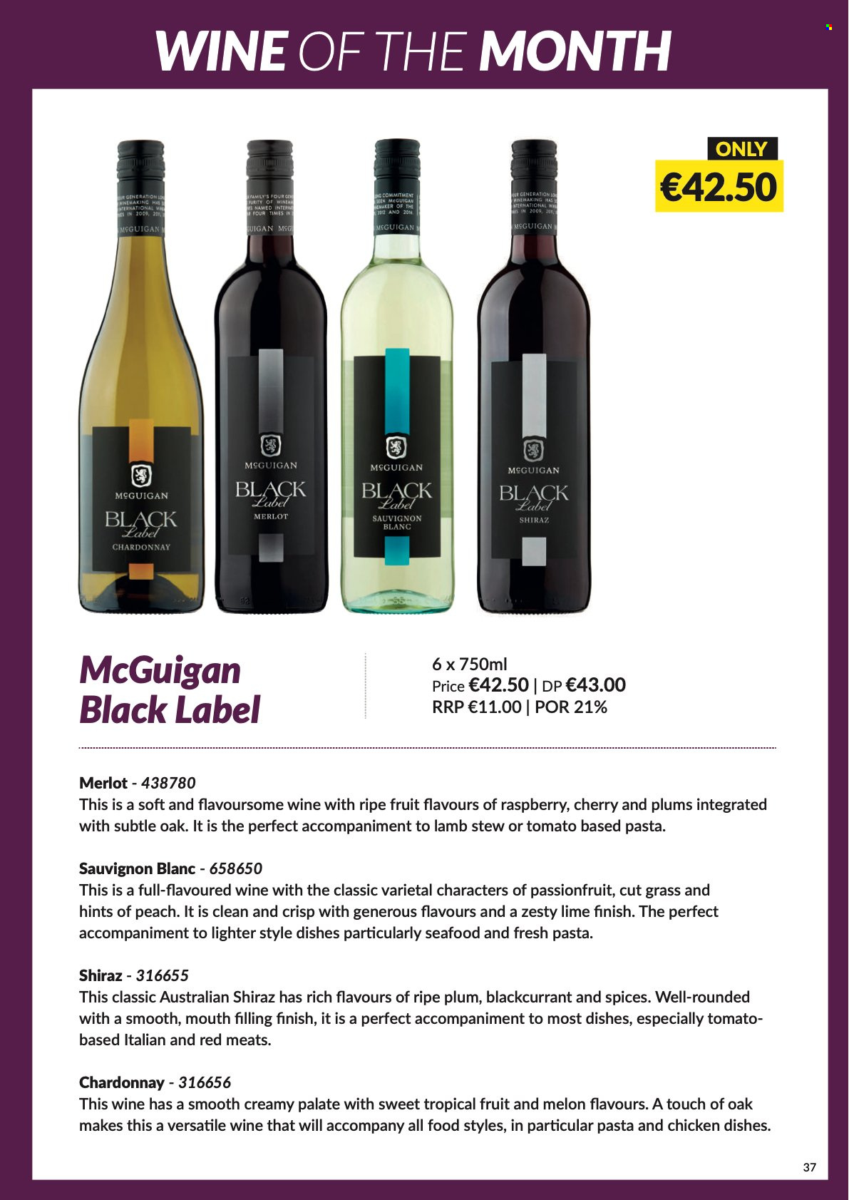 MUSGRAVE Market Place offer  - 8.5.2022 - 4.6.2022 - Sales products - plums, cherries, melons, seafood, red wine, white wine, Chardonnay, wine, Merlot, Shiraz, Sauvignon Blanc, Purity. Page 38.