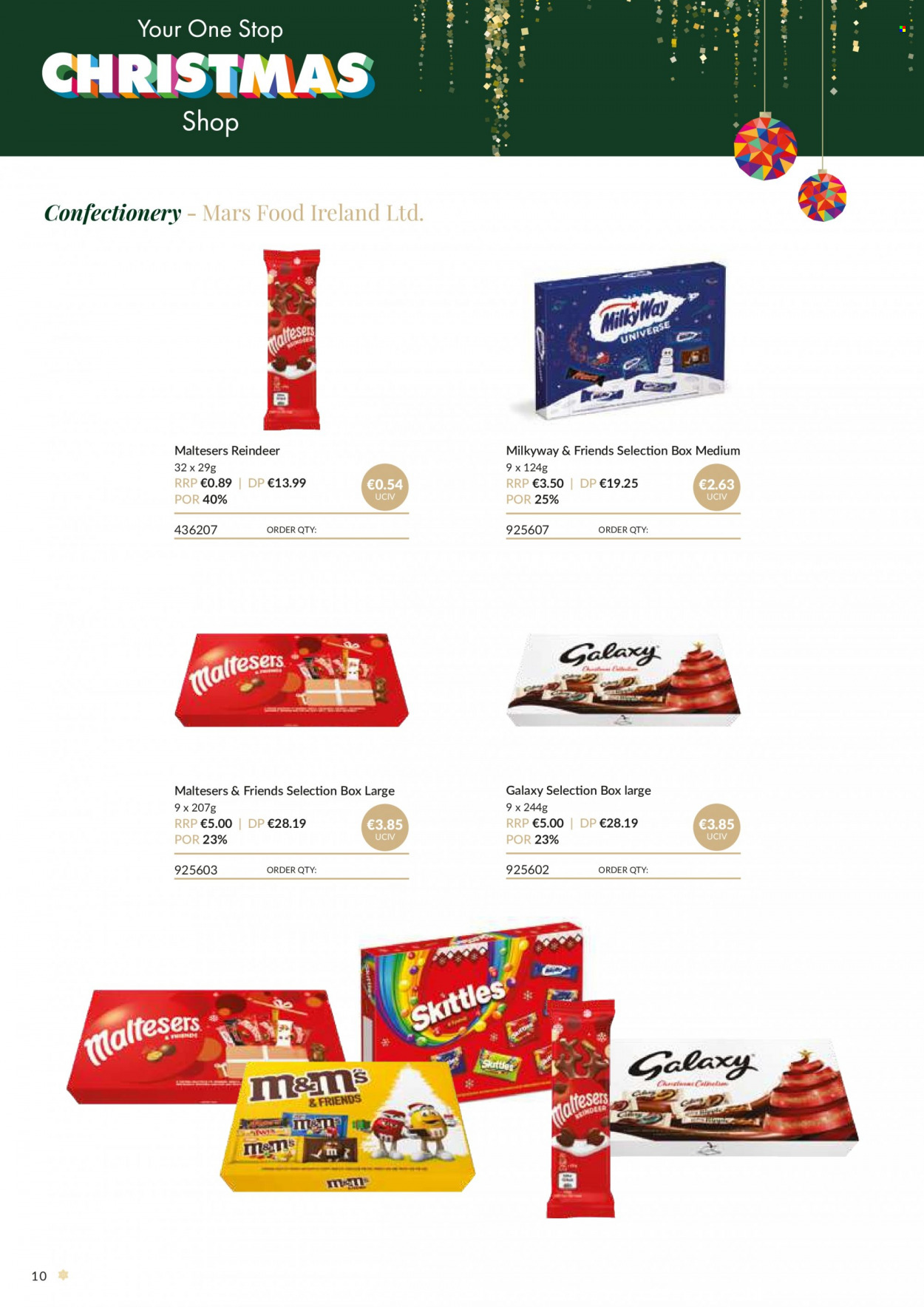 MUSGRAVE Market Place offer  - Sales products - Milky Way, Mars, M&M's, Maltesers, Skittles. Page 10.