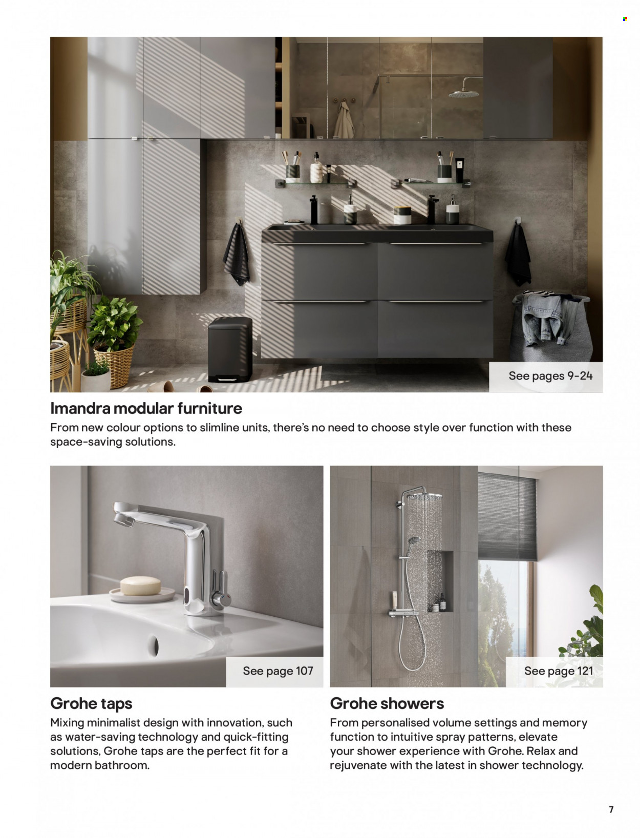 B&Q offer  - Sales products - Grohe. Page 7.
