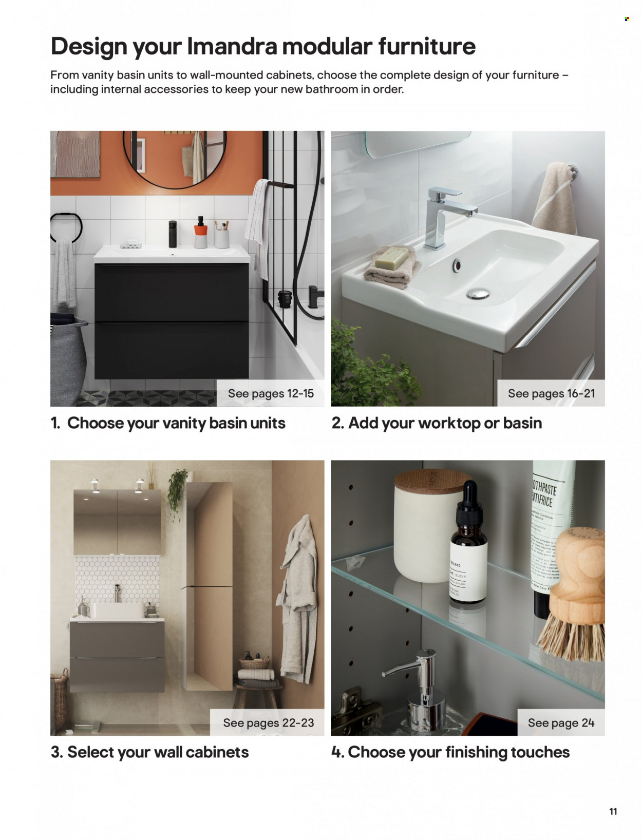 B&Q offer  - Sales products - vanity. Page 11.