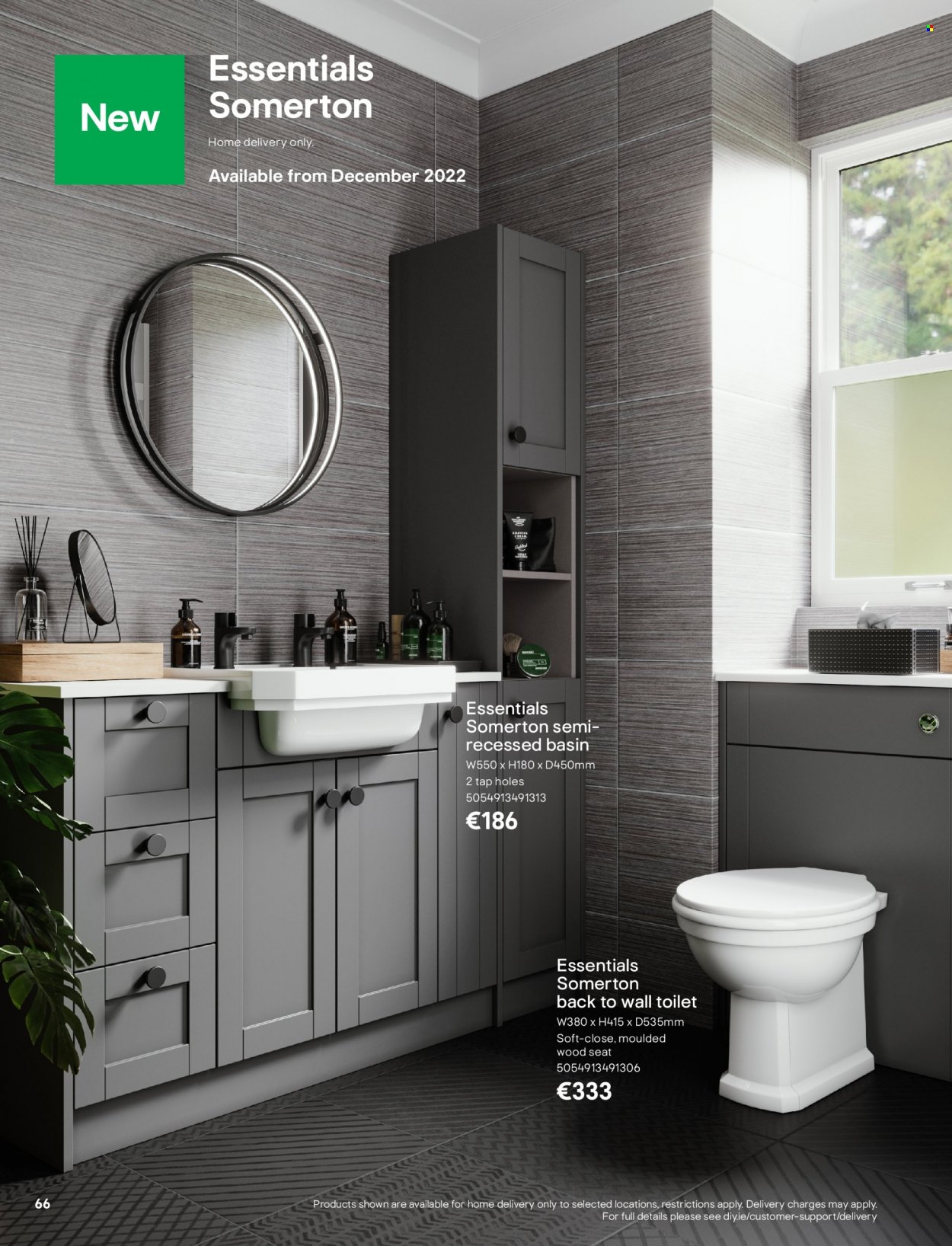 B&Q offer  - Sales products - toilet. Page 66.
