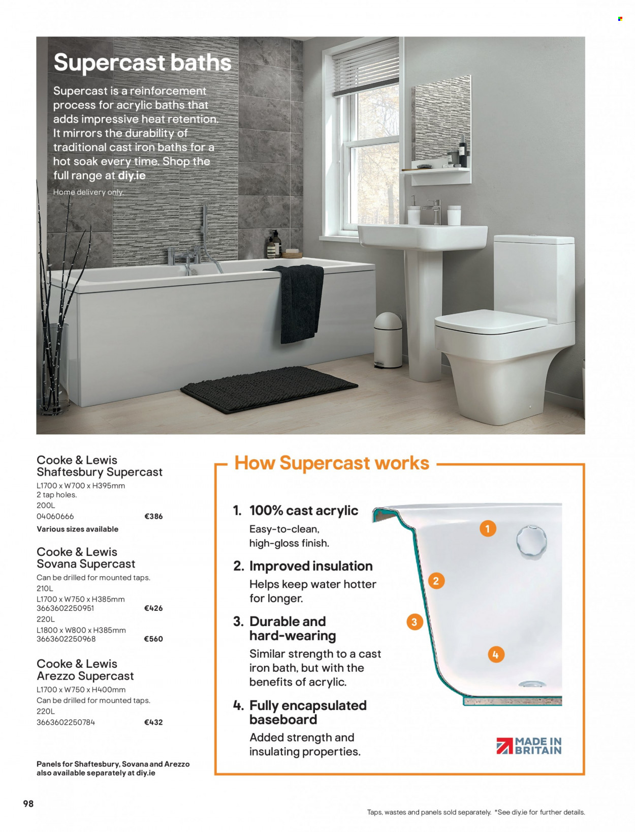 B&Q offer  - Sales products - mirror. Page 98.