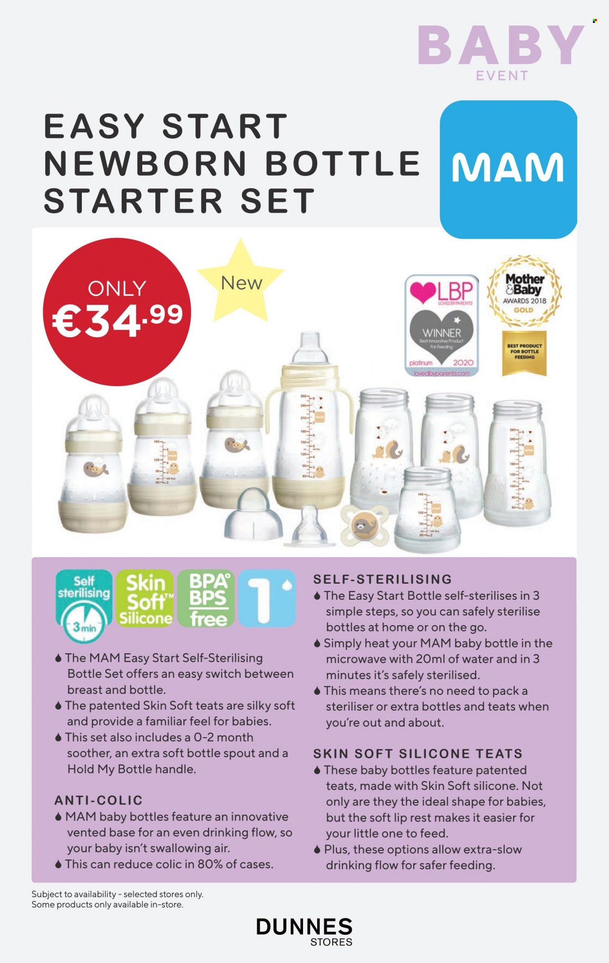 Dunnes Stores offer  - 03.01.2023 - 30.01.2023 - Sales products - soother, bottle handle. Page 5.