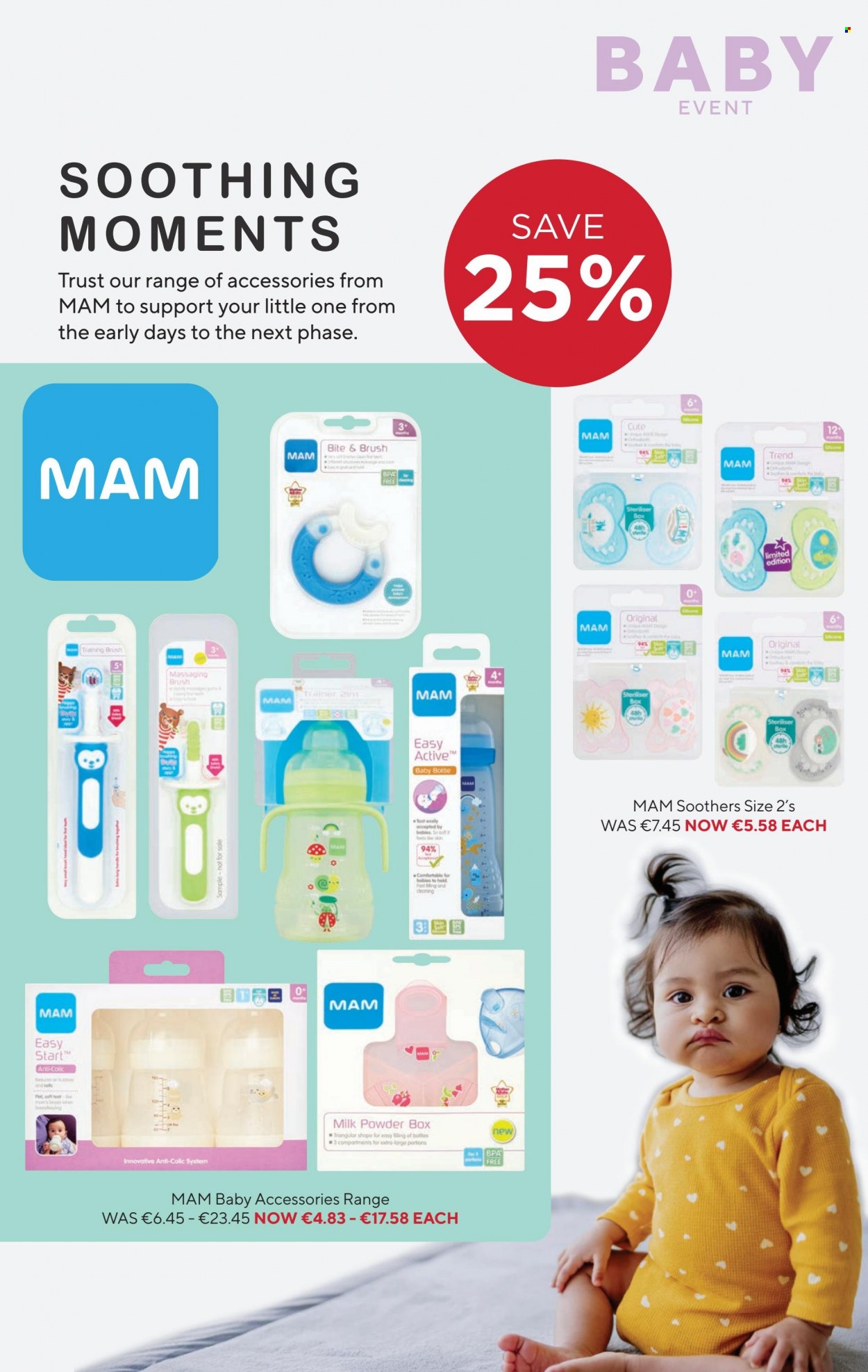 Dunnes Stores offer  - 03.01.2023 - 30.01.2023 - Sales products - milk, milk powder, soother, brush. Page 6.