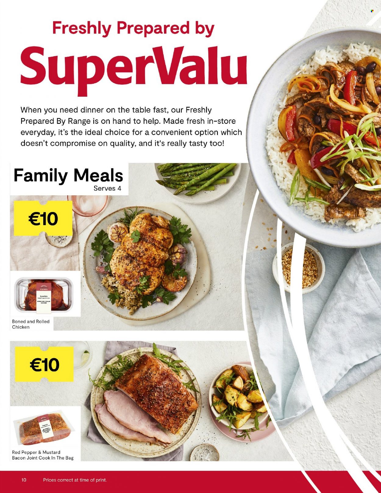 SuperValu offer . Page 10.