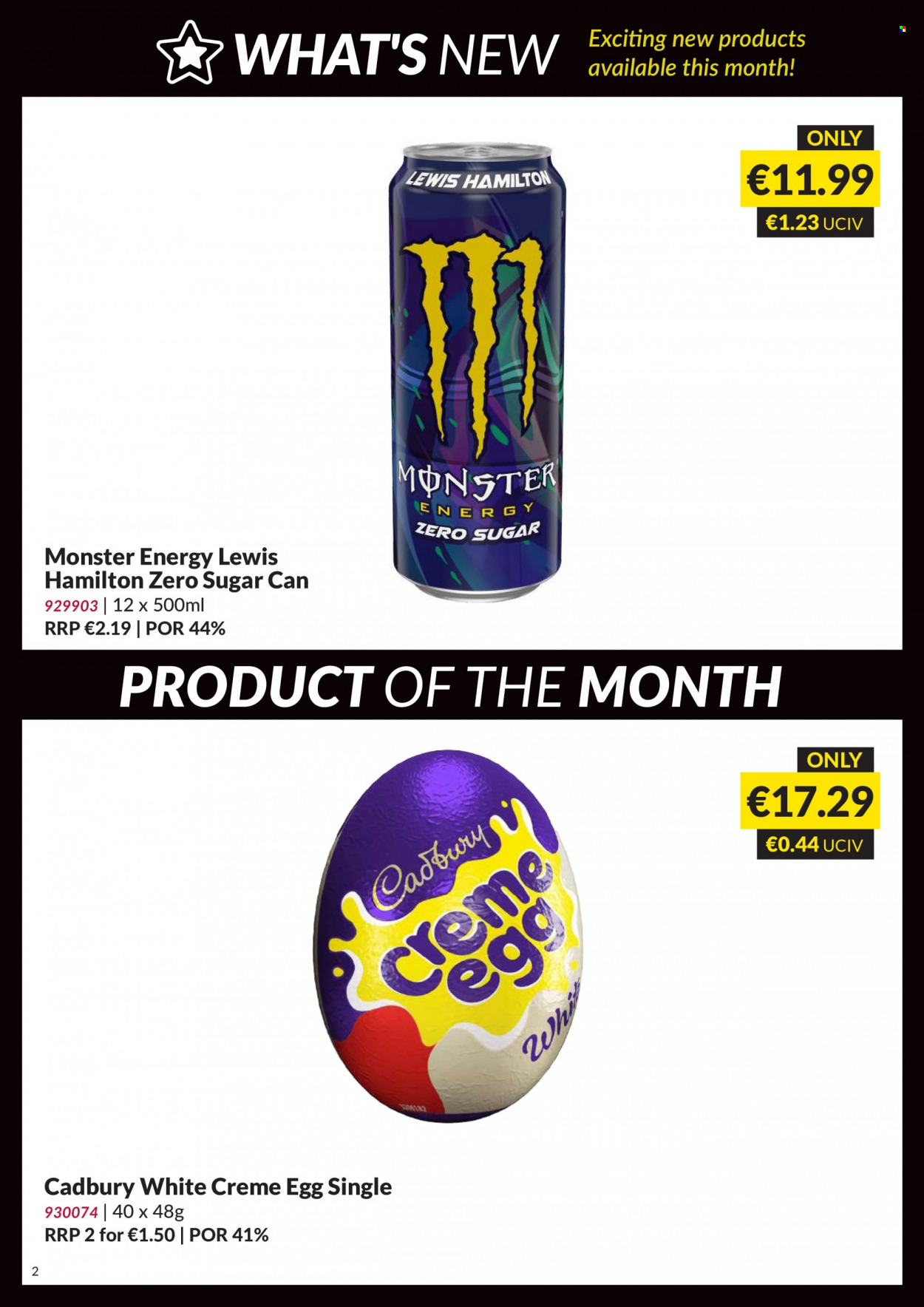 MUSGRAVE Market Place offer  - 22.01.2023 - 11.02.2023 - Sales products - Ego, Cadbury, Monster, Monster Energy. Page 2.