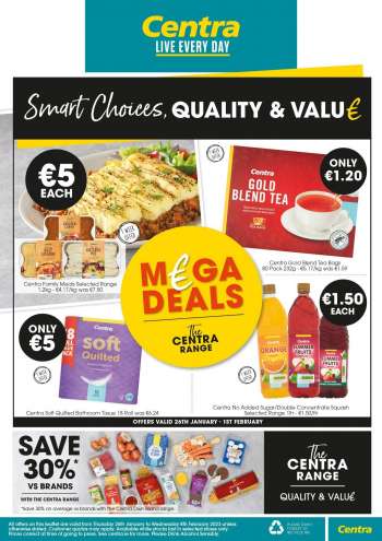 Centra Waterford leaflets