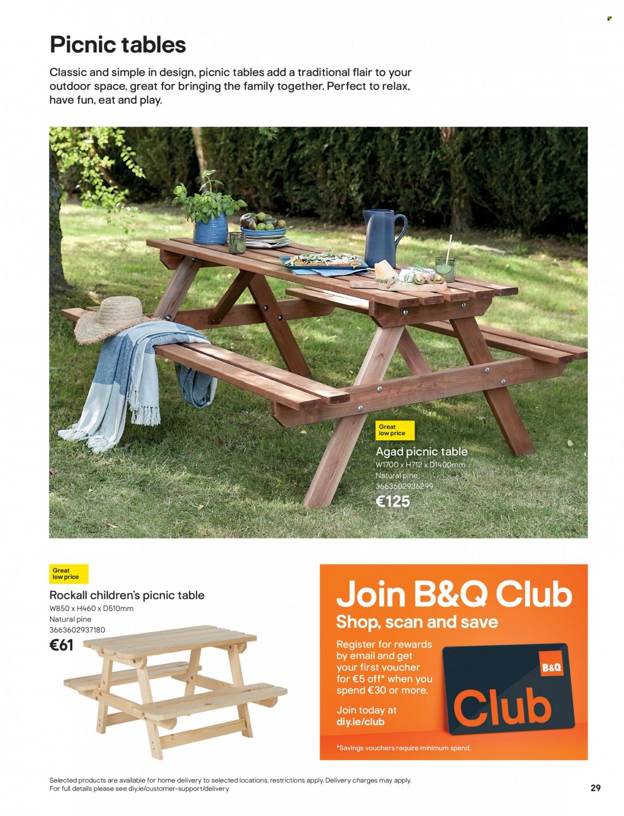 B&Q offer . Page 29.