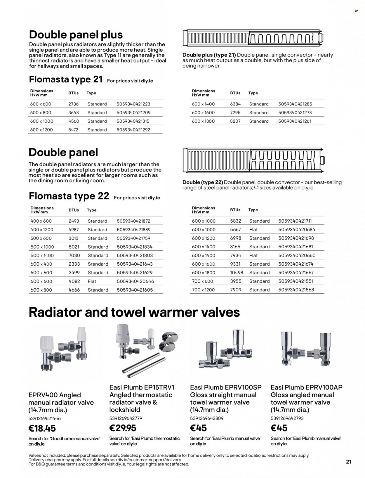 thumbnail - B&Q offer  - Sales products - towel. Page 21.
