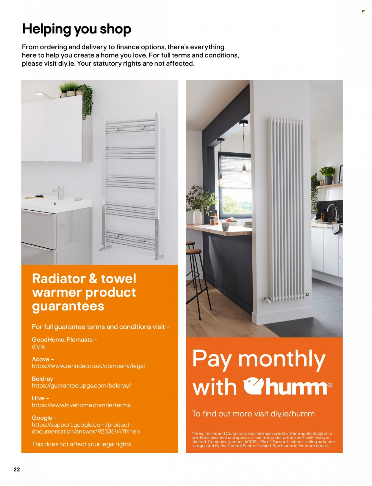 thumbnail - B&Q offer  - Sales products - towel. Page 22.