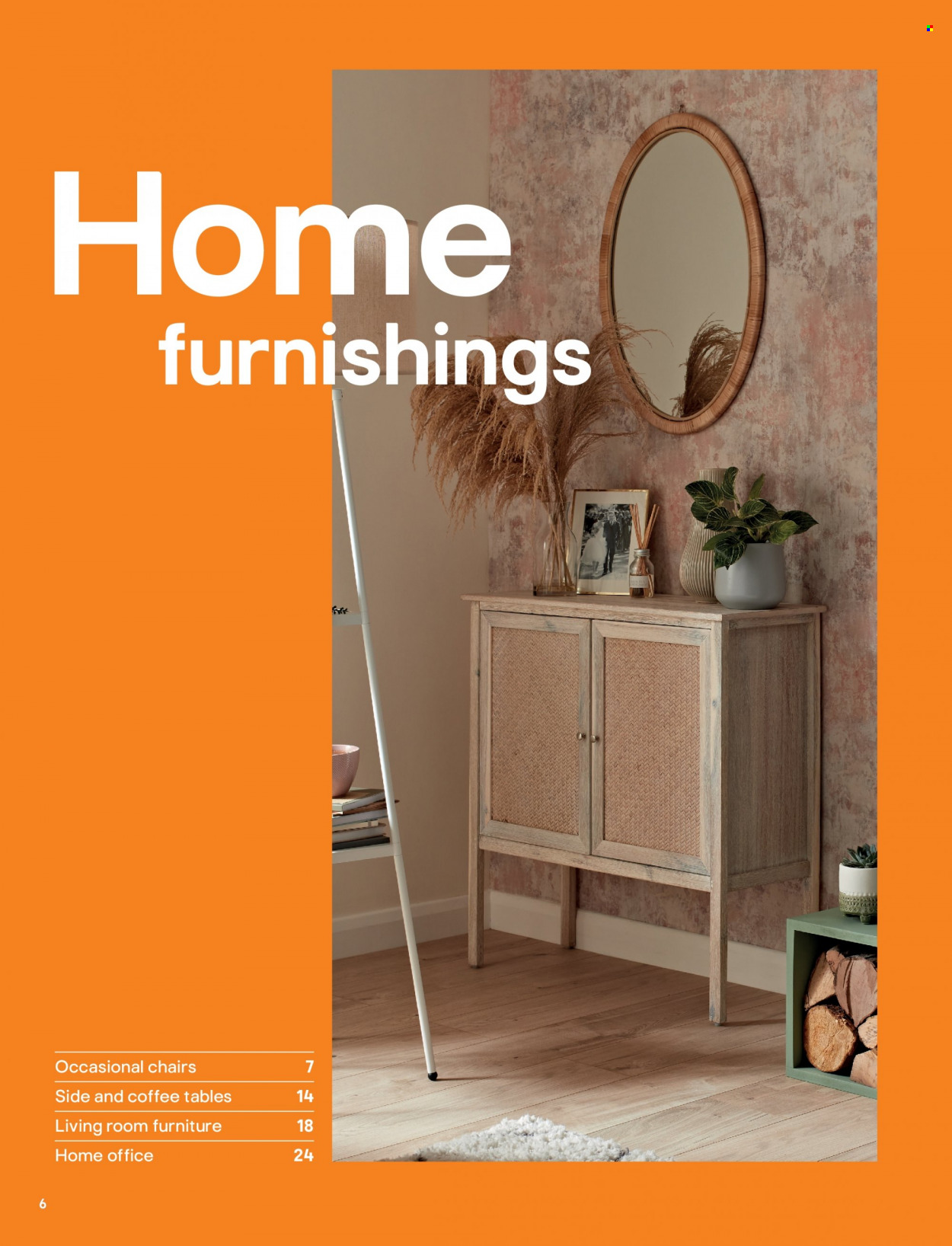 thumbnail - B&Q offer  - Sales products - table, chair, coffee table. Page 6.