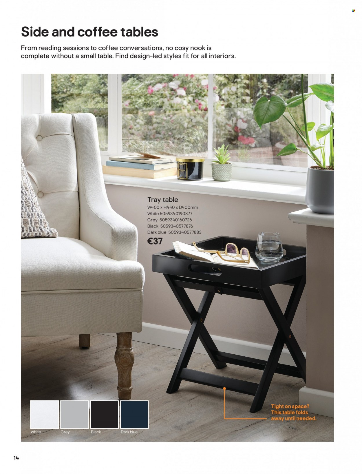 thumbnail - B&Q offer  - Sales products - table, coffee table. Page 14.