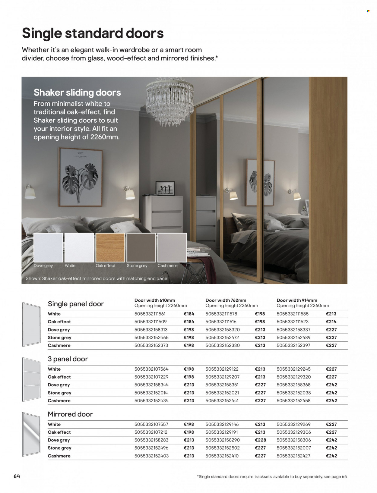 thumbnail - B&Q offer  - Sales products - wardrobe, sliding door. Page 64.