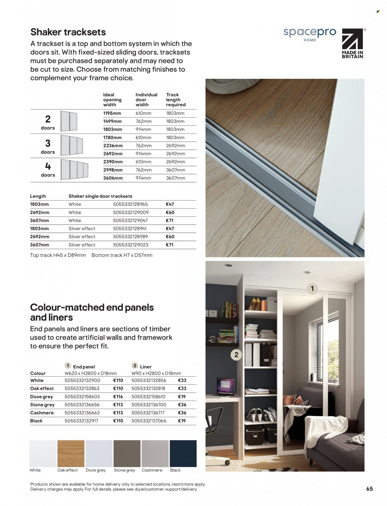 thumbnail - B&Q offer  - Sales products - sliding door. Page 65.