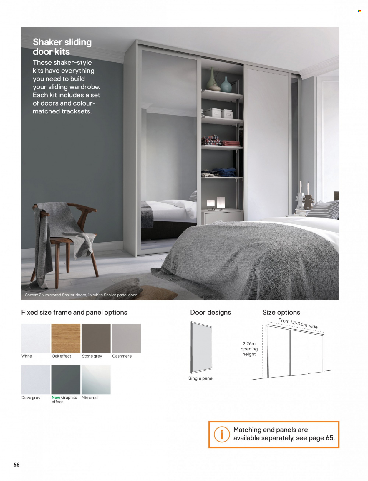 thumbnail - B&Q offer  - Sales products - wardrobe, sliding door. Page 66.