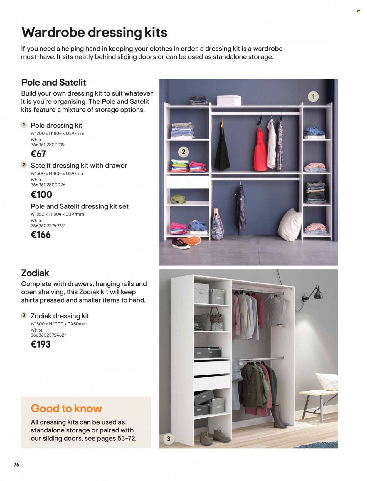 thumbnail - B&Q offer  - Sales products - wardrobe, sliding door. Page 76.