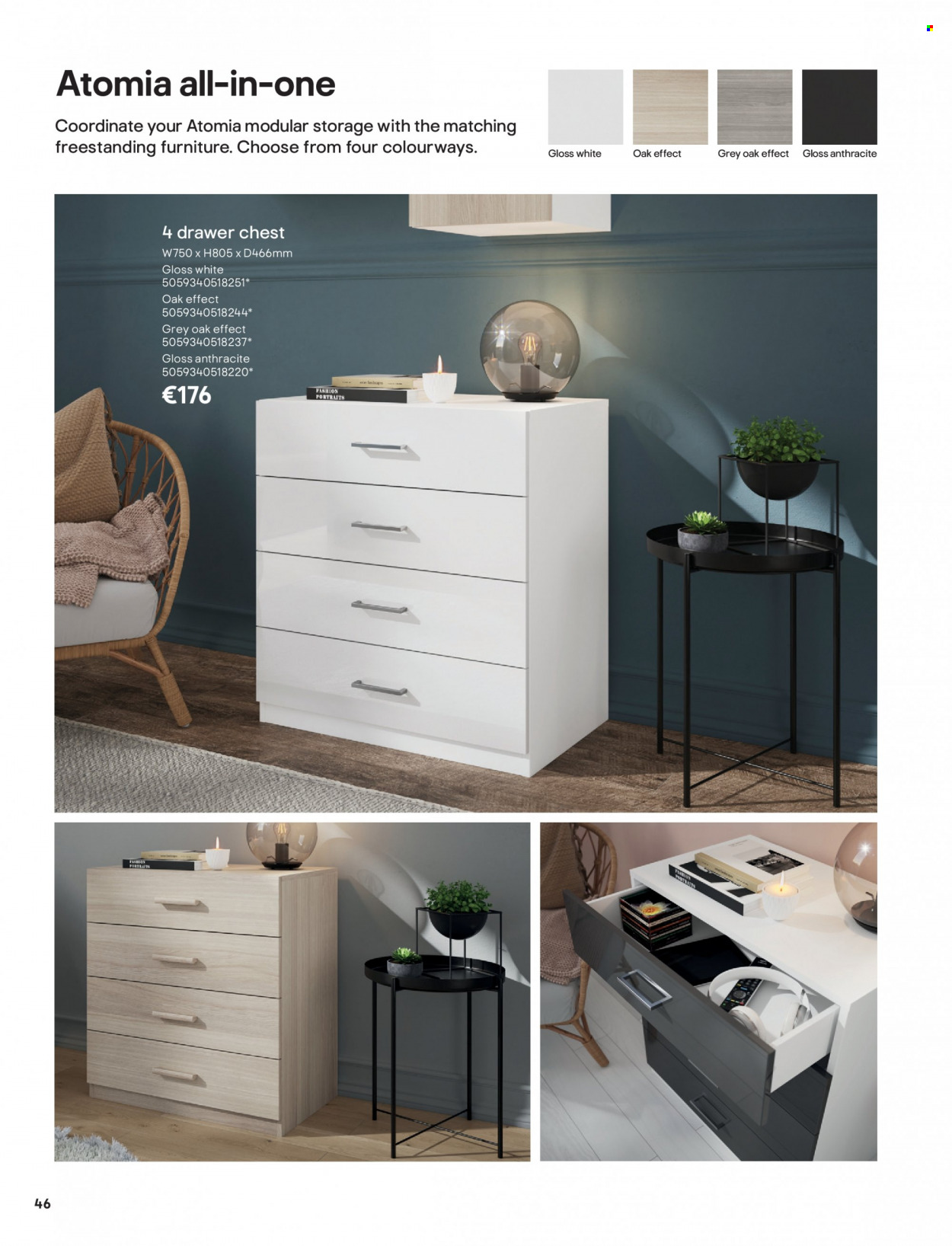 thumbnail - B&Q offer  - Sales products - chest of drawers. Page 46.