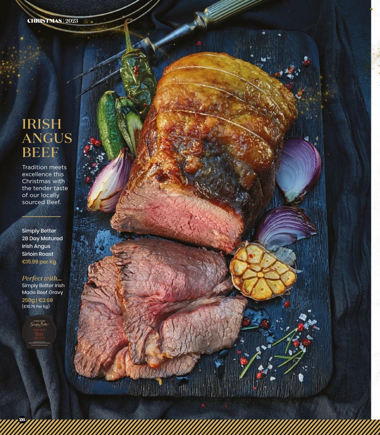 thumbnail - Dunnes Stores offer  - Sales products - beef gravy, roast. Page 26.