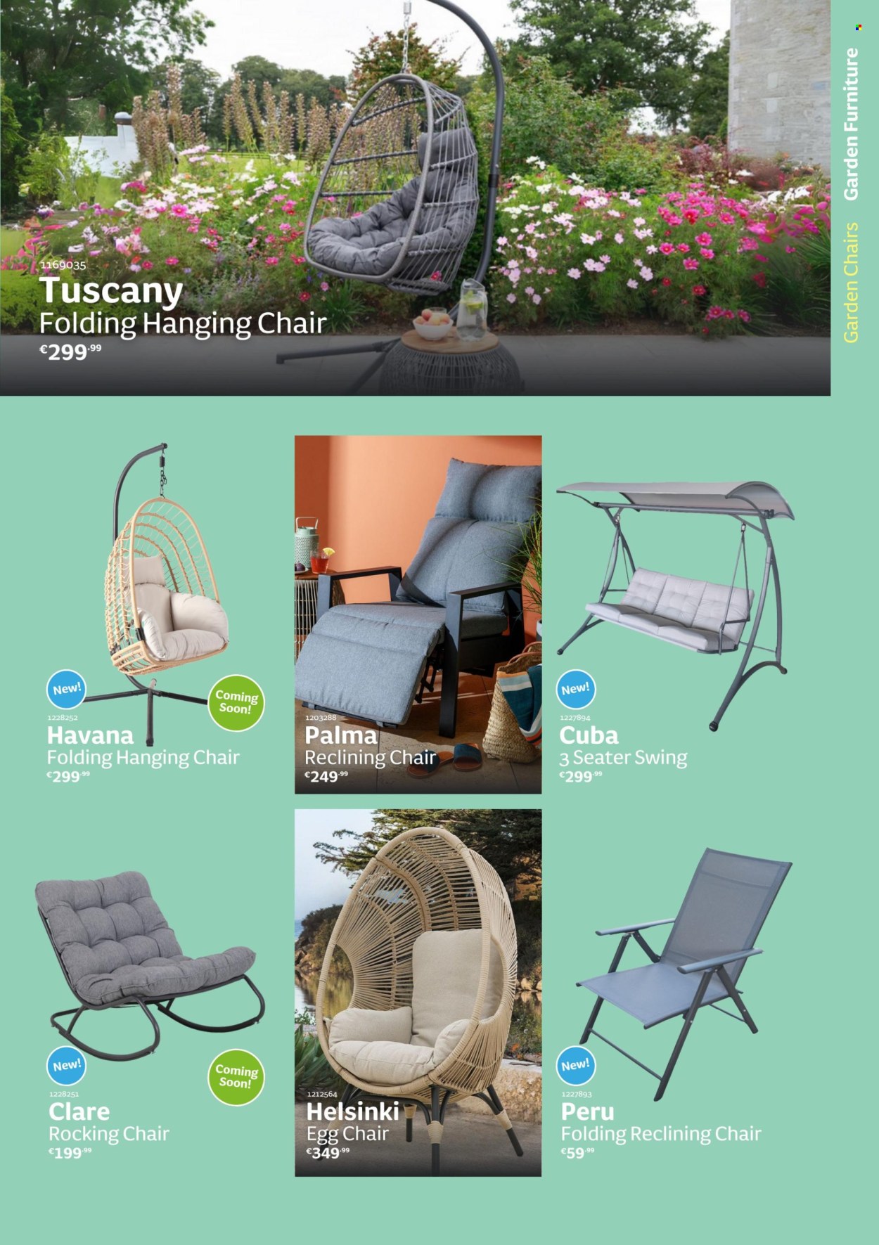 thumbnail - Woodie's offer  - Sales products - rocking chair, garden furniture, hanging chair. Page 7.