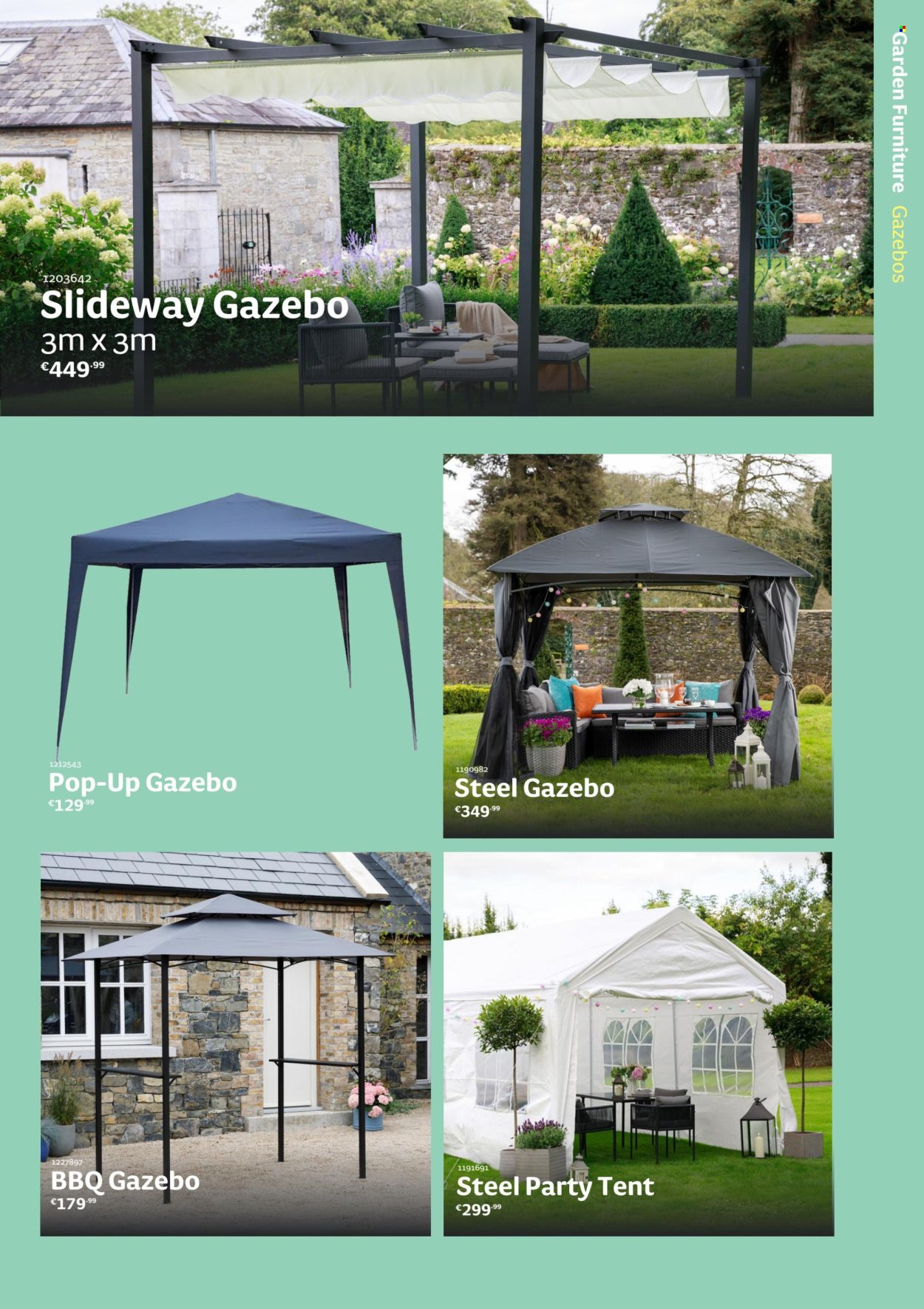 thumbnail - Woodie's offer  - Sales products - garden furniture, gazebo. Page 9.