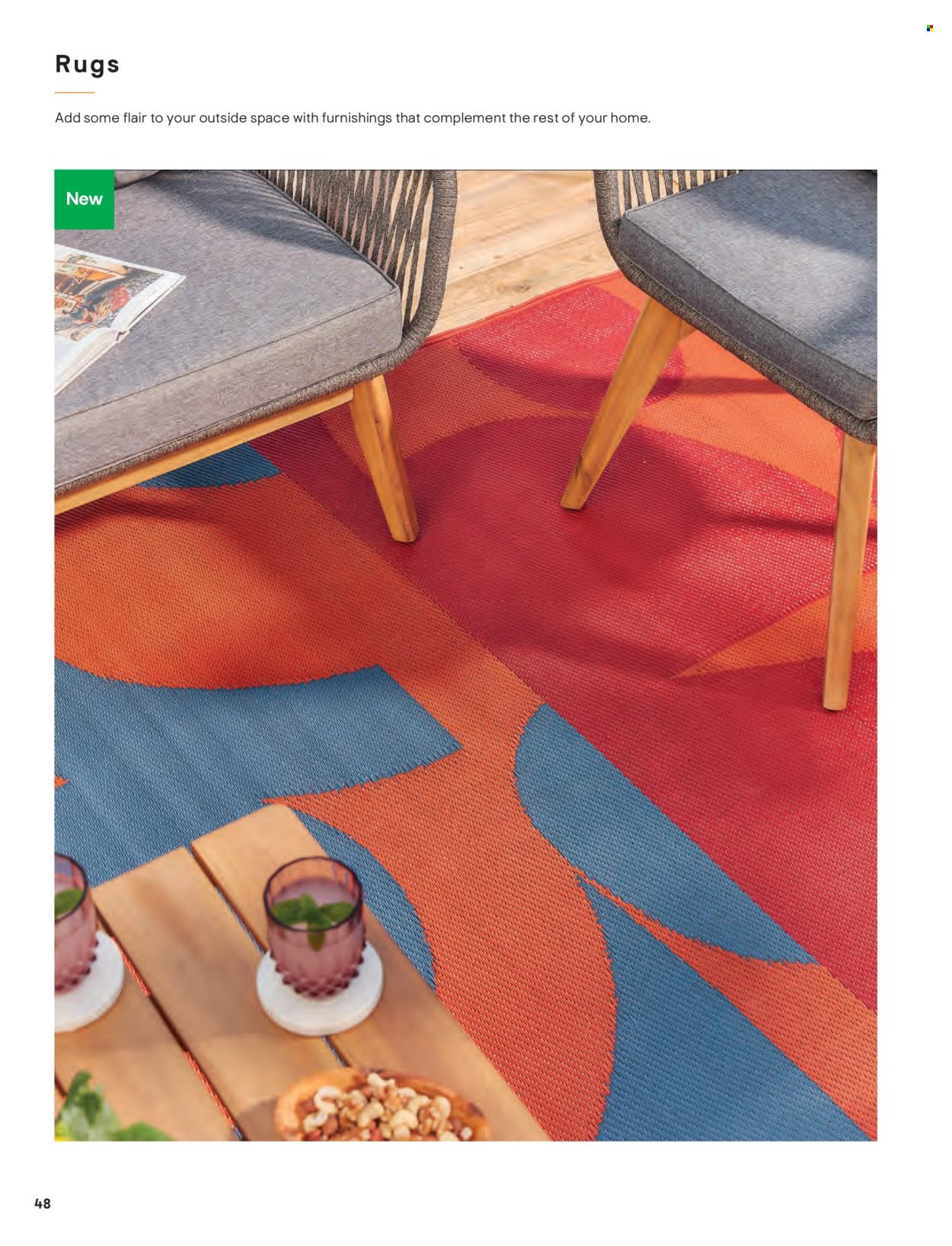 thumbnail - B&Q offer  - Sales products - rug. Page 48.