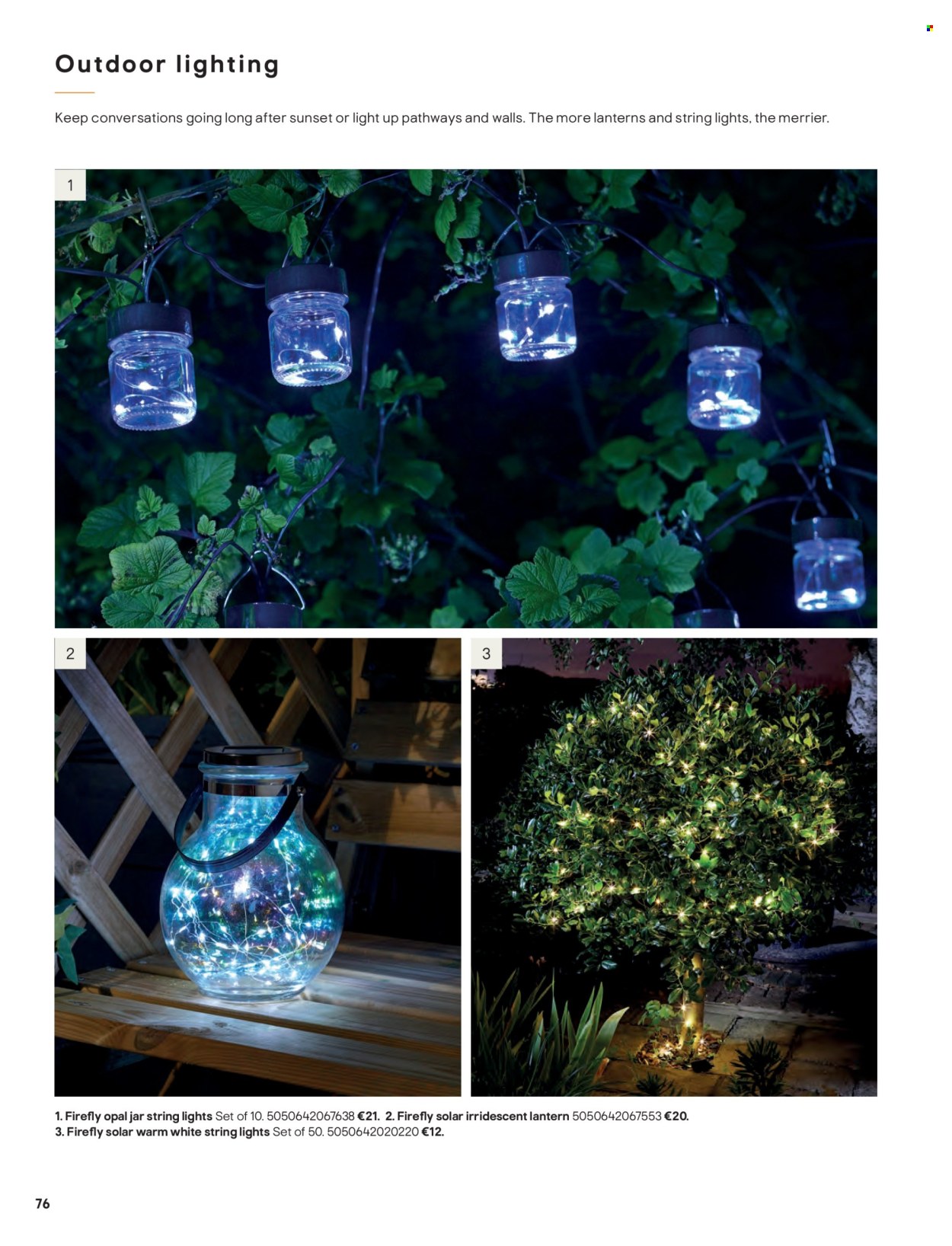 thumbnail - B&Q offer  - Sales products - lantern. Page 76.