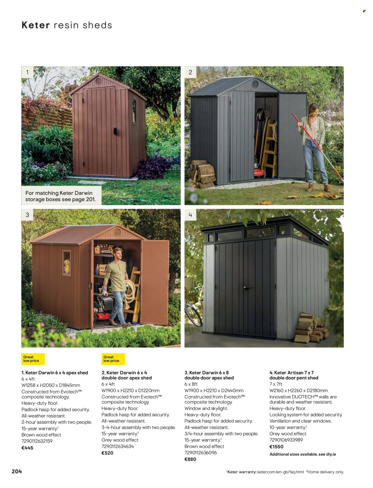 thumbnail - B&Q offer  - Sales products - storage box. Page 204.