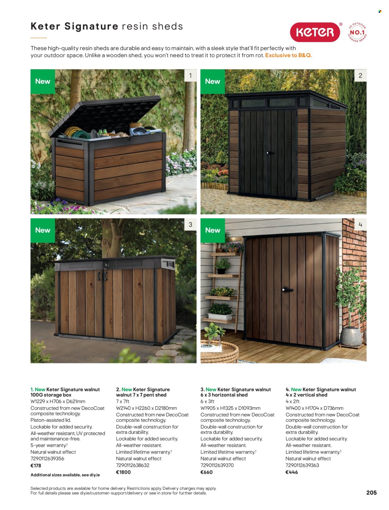 thumbnail - B&Q offer  - Sales products - storage box. Page 205.