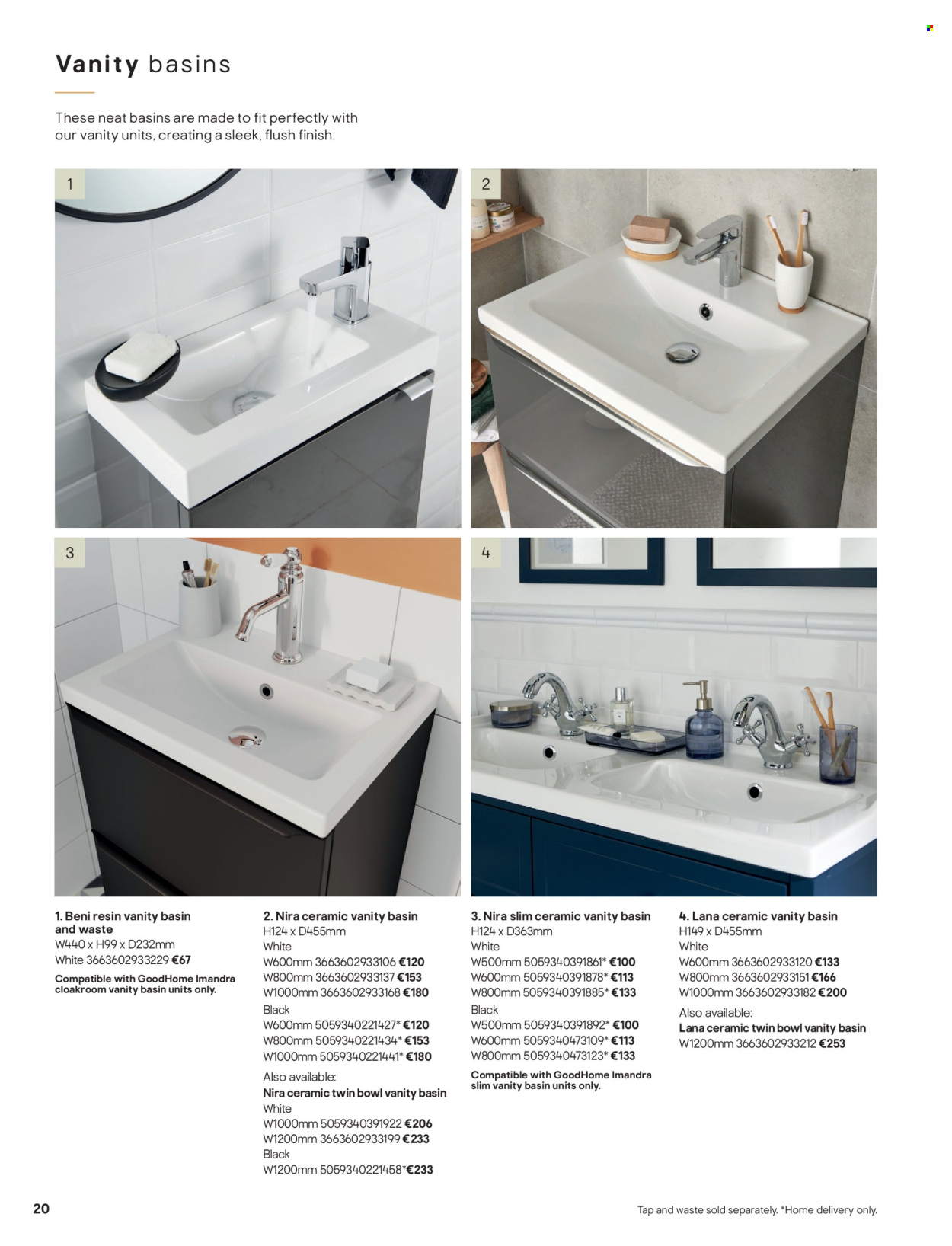 thumbnail - B&Q offer  - Sales products - vanity. Page 20.