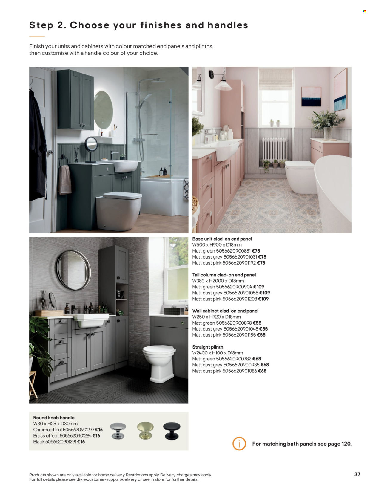 thumbnail - B&Q offer  - Sales products - cabinet, wall cabinet. Page 37.