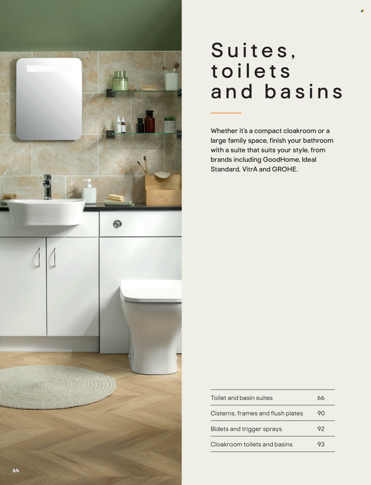 thumbnail - B&Q offer  - Sales products - Grohe, toilet. Page 64.