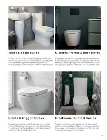 thumbnail - Bath tubs, showers, toilets and washbasins