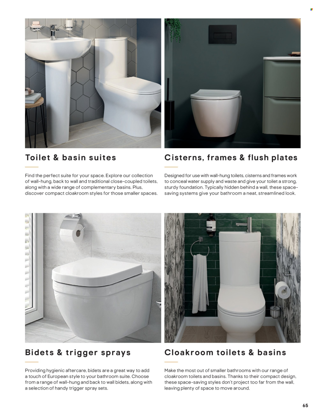 thumbnail - B&Q offer  - Sales products - toilet. Page 65.