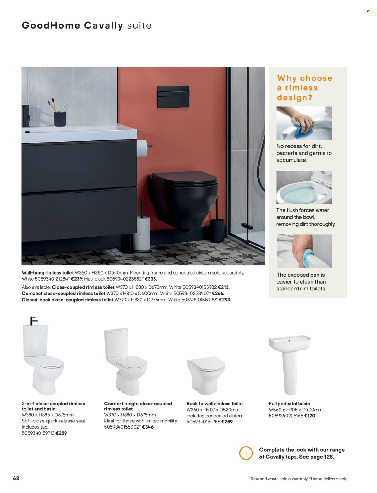 thumbnail - B&Q offer  - Sales products - toilet. Page 68.