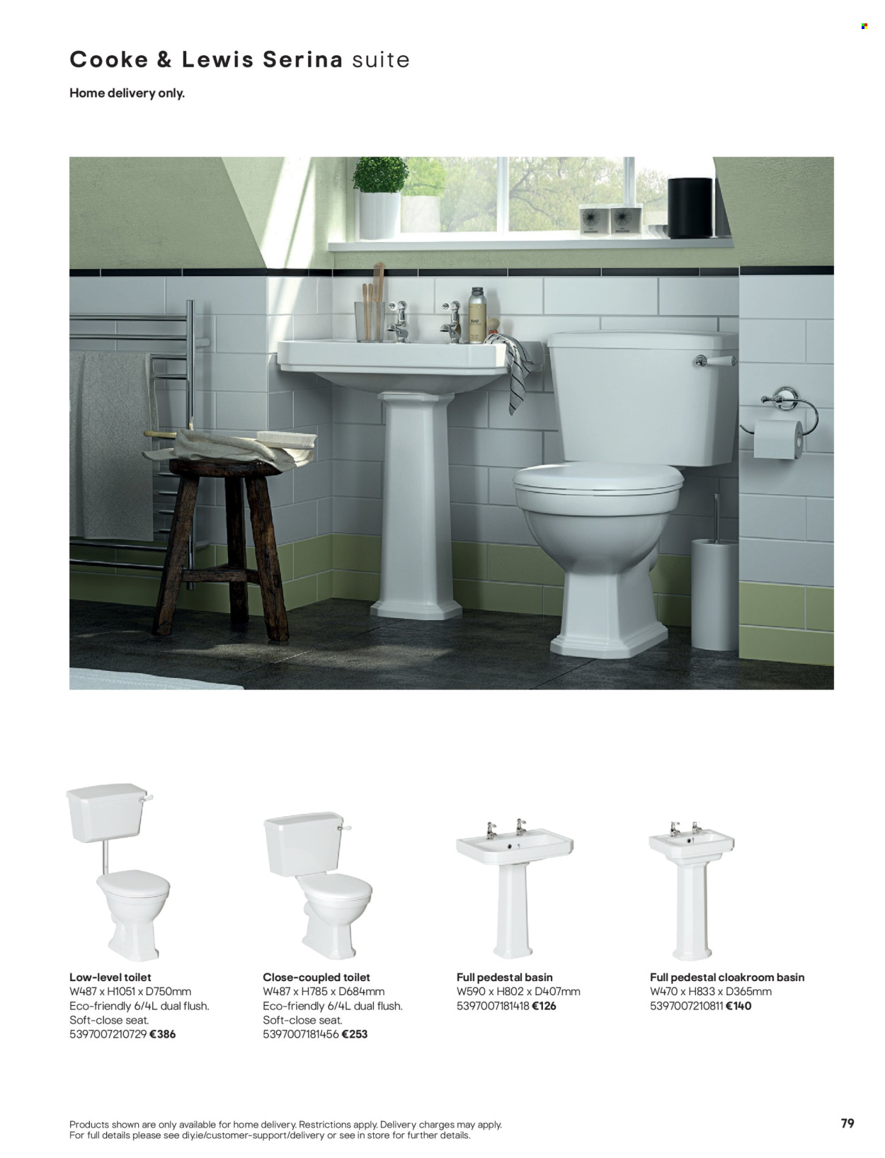 thumbnail - B&Q offer  - Sales products - toilet. Page 79.