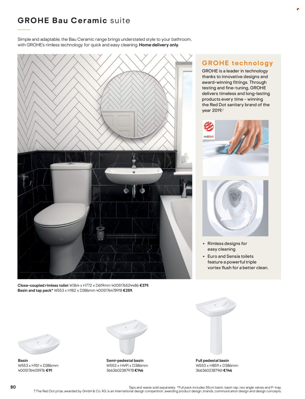 thumbnail - B&Q offer  - Sales products - Grohe, toilet. Page 80.