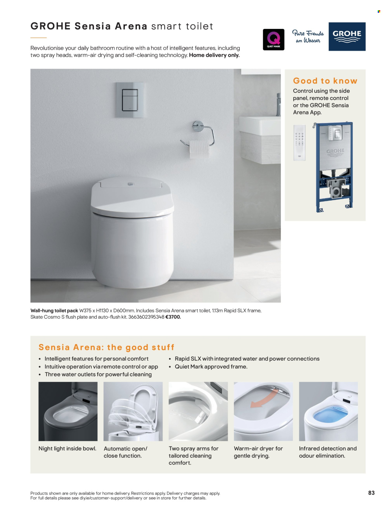 thumbnail - B&Q offer  - Sales products - Grohe, toilet. Page 83.