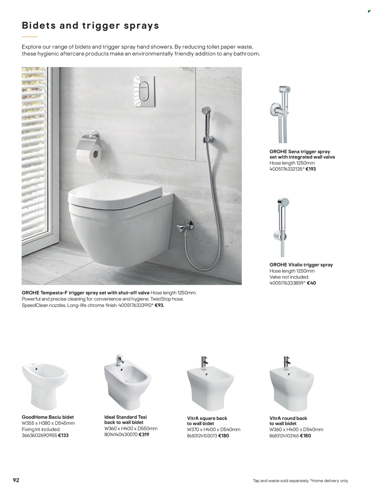 thumbnail - B&Q offer  - Sales products - Grohe. Page 92.