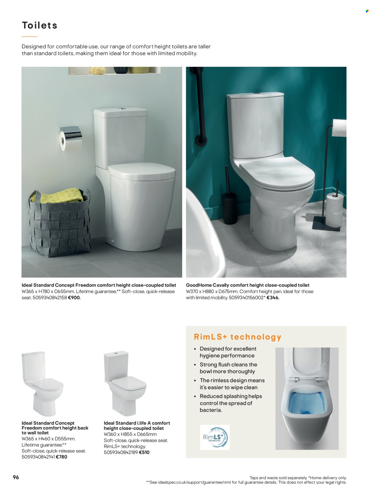 thumbnail - B&Q offer  - Sales products - toilet. Page 96.