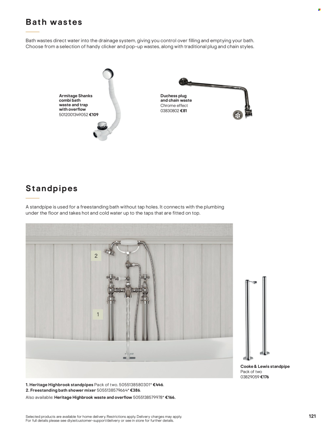 thumbnail - B&Q offer  - Sales products - shower mixer. Page 121.