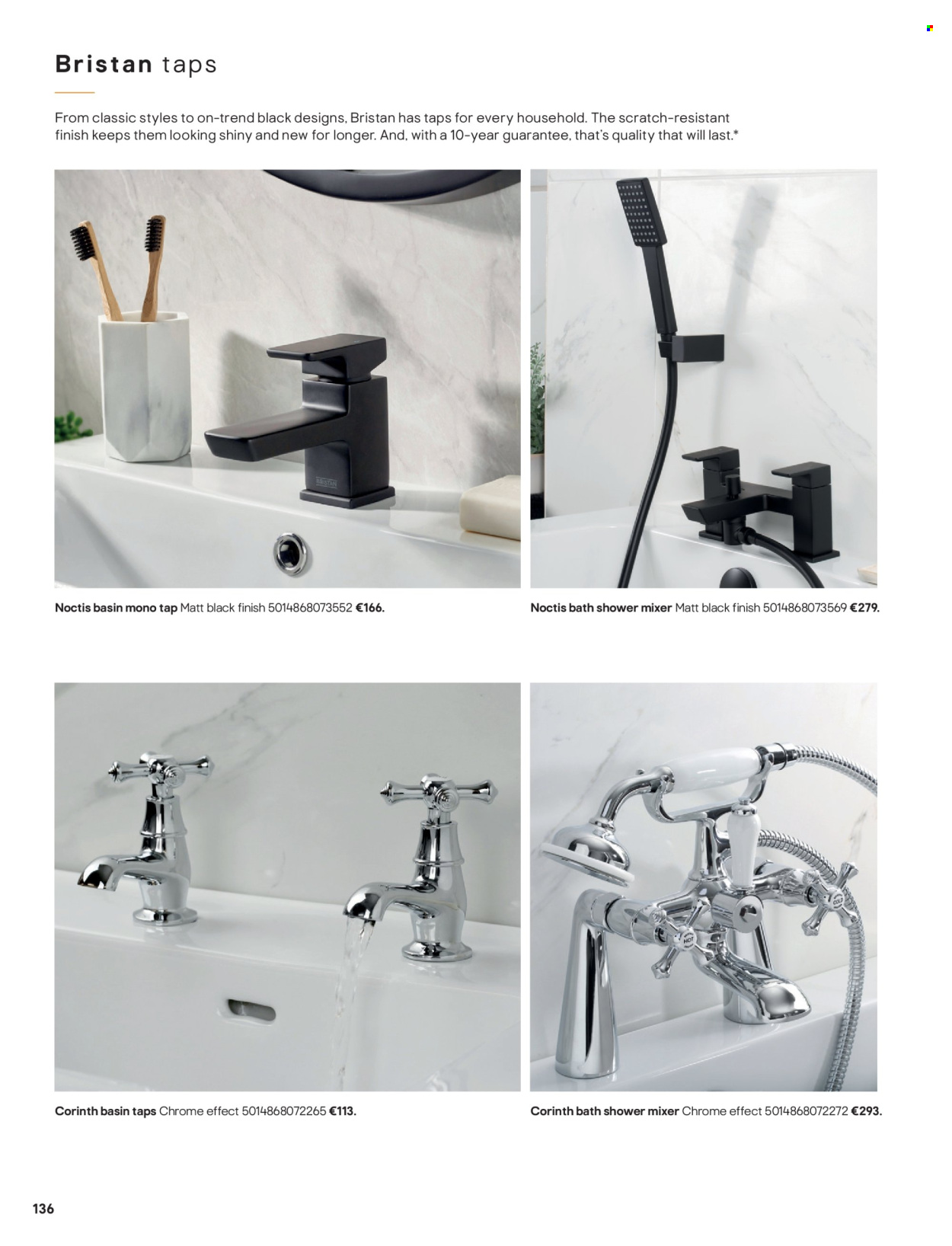 thumbnail - B&Q offer  - Sales products - shower mixer. Page 136.