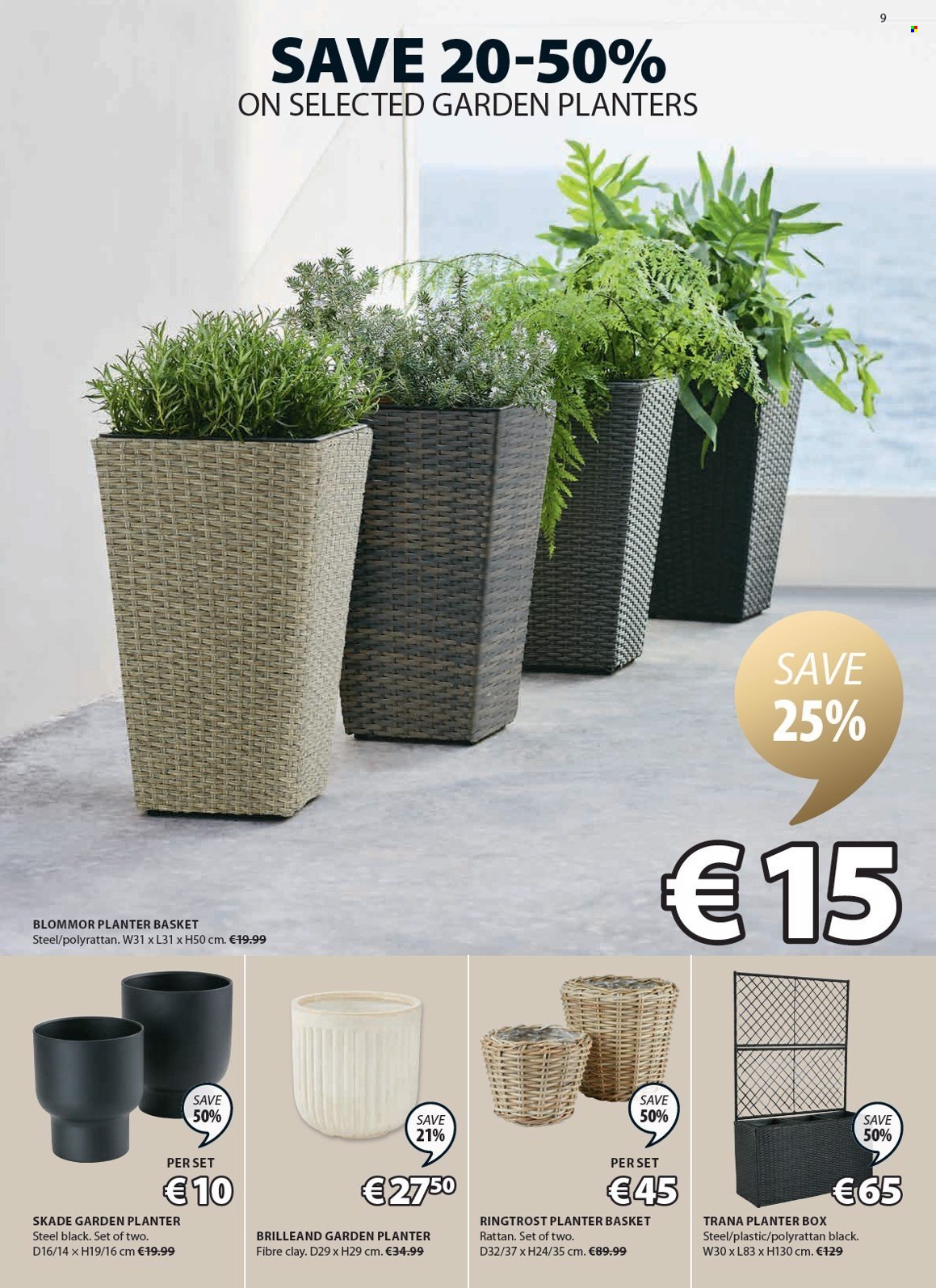 thumbnail - JYSK offer  - 25.04.2024 - 29.05.2024 - Sales products - basket, plant pot, planter box. Page 10.