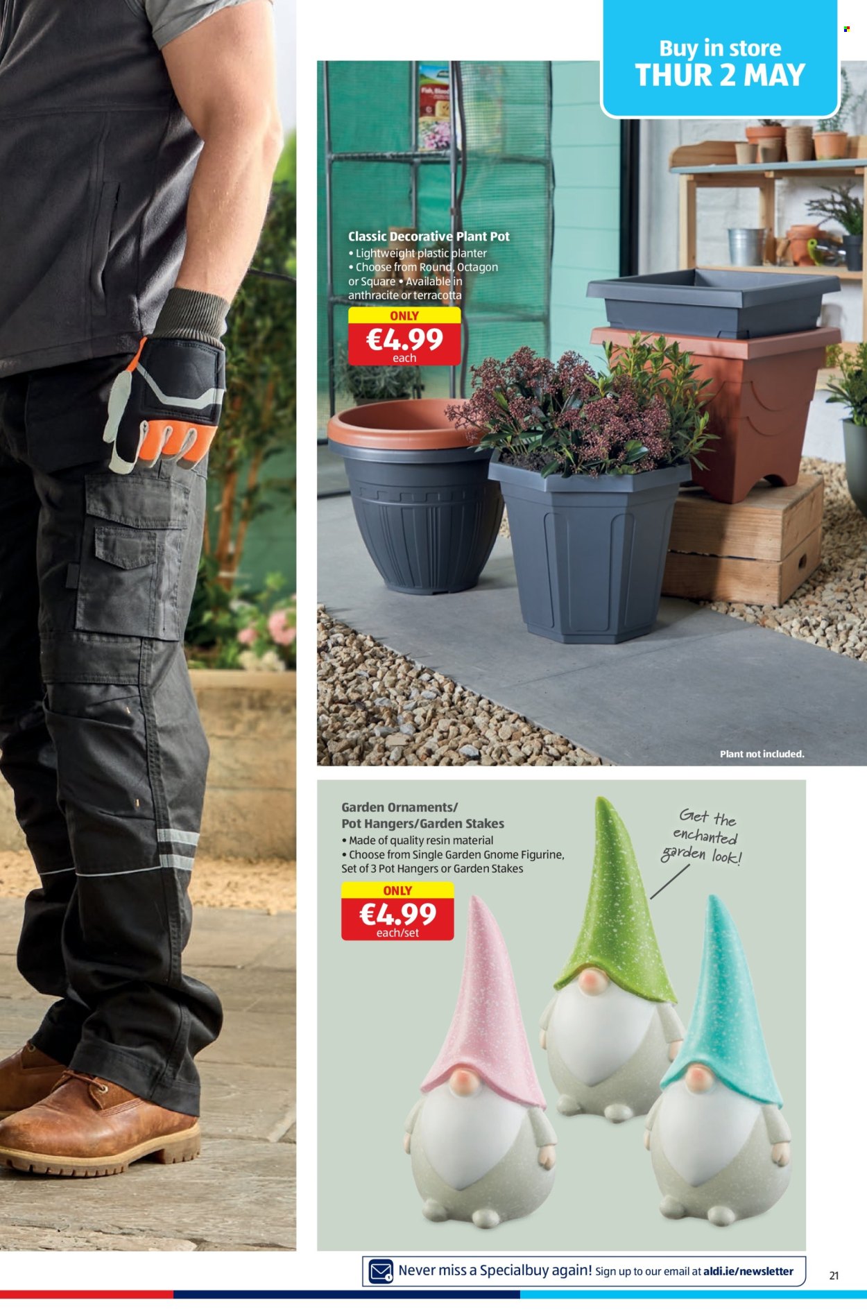 thumbnail - Aldi offer  - 02.05.2024 - 08.05.2024 - Sales products - hanger. Page 21.