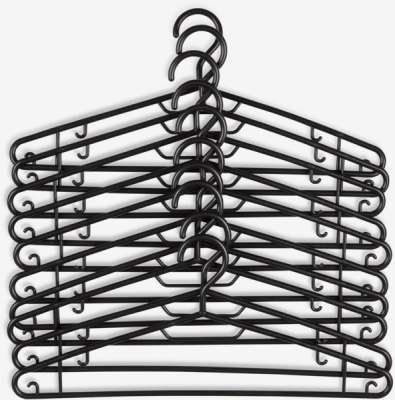 Hangers SIGBRANDT black pack of 10