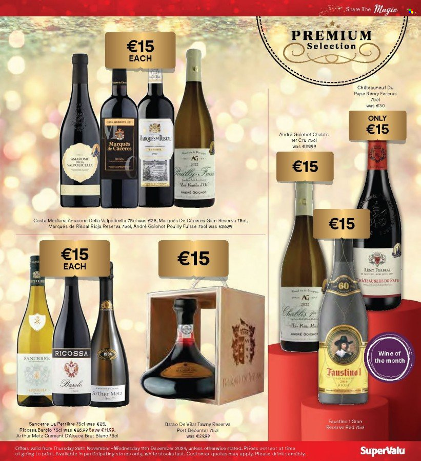 SuperValu offer - 28.11.2024 - 04.12.2024. Page 1