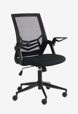 Desk chair ASPERUP black mesh/black fabric