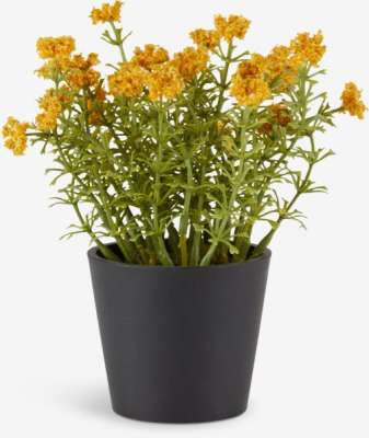 Artificial plant KALLE D13xH16cm yellow