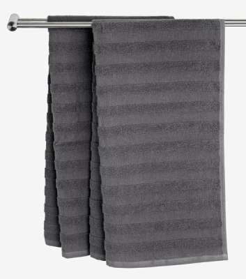 Bath towel TORSBY 65x130 grey